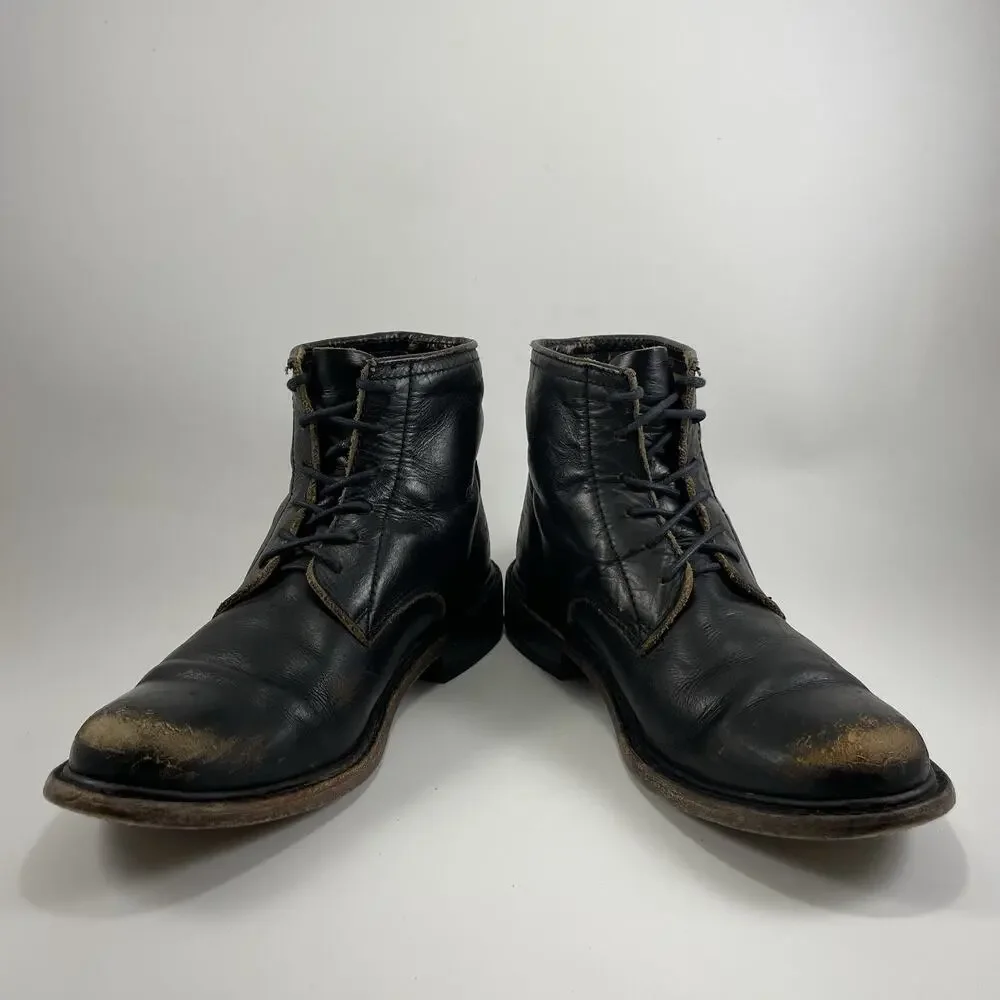 Harley Davidson Barrineau 5.5-In Black Label Boots Mens Size 7.5 Lace Up Chukka